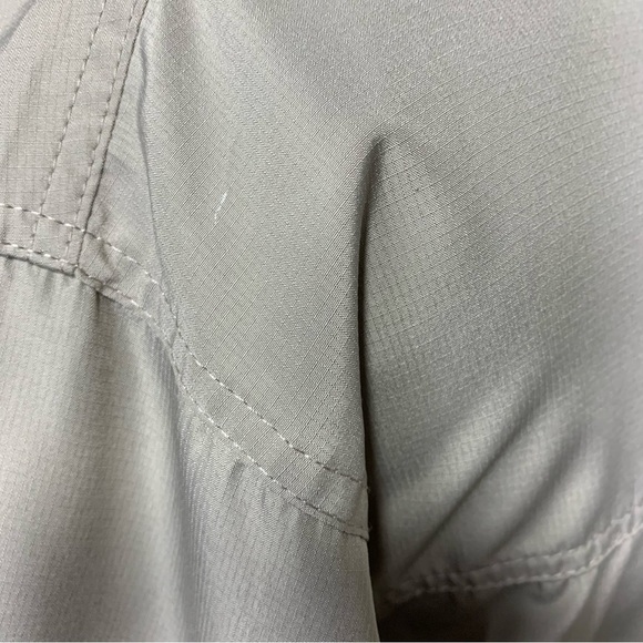 Wrangler Vintage Shirt Sz 2XL Beige Fishing Casual Button Down Short Sleeve Top - Picture 5 of 13